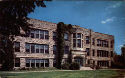 Ward Science Hall, Ottawa University Kansas Postcard Postcard