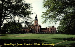 Administration Building - Kansas State University Postcard