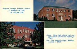 Hesston College Kansas Postcard 