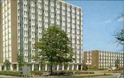 Townsend Hall and Wardall Hall, University of Illinois Urbana, IL Postcard Postcard