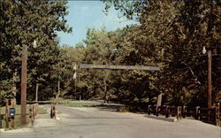 Entrance - New Salem State Park Lincoln's New Salem, IL Postcard Postcard