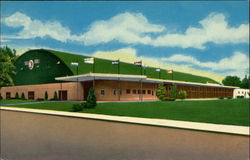 Bradley University's Robertson Memorial Fieldhouse Peoria, IL Postcard Postcard