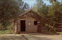 First Berry-Lincoln Store. U. S. Post Office, New Salem State Park Lincoln's New Salem, IL Postcard Postcard