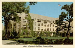 Lewis Memorial Building, Rosary College River Forest, IL Postcard Postcard