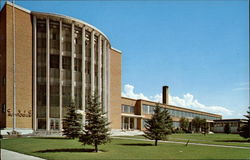 Civic Auditorium and Modern New High School Idaho Falls, ID Postcard Postcard