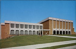 Hyrum Manwaring Center, Ricks College Rexburg, ID Postcard Postcard