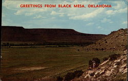 Greetings from Black Mesa Oklahoma Postcard Postcard