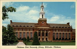 Oklahoma State University Library Stillwater, OK Postcard 
