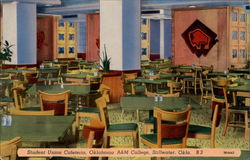 Happy Dining at A & M - Oklahoma State University Postcard