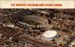 Los Angeles Coliseum and Sports Arena Postcard