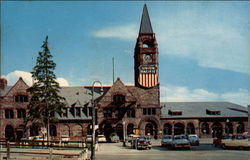 Union Pacific R. R. Station Cheyenne, WY Postcard Postcard