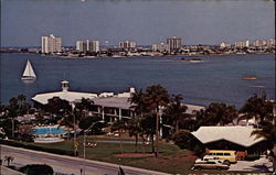 Sandcastle Inn and Harborside Restaurant Postcard