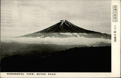 Wonderful View, Mitsu Pass Japan Postcard Postcard