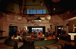 Lobby at Kona Inn Postcard