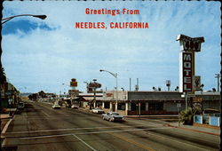 Highway 66 through Needles California
