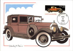 Locomobile Detroit Michigan Maximum Cards