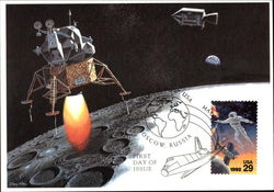 Manned Lunar Landing Maximum Cards
