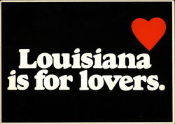 Louisiana is for Lovers Postcard