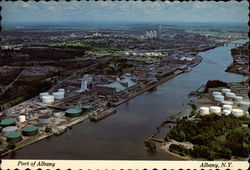 Port of Albany New York Postcard Postcard