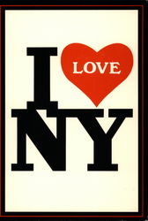 I [love] NY Postcard