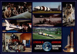 Lyndon B. Johnson Space Center Houston, TX Postcard Postcard