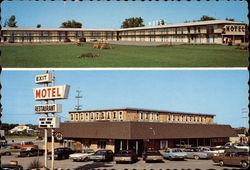 The Exit Motel & Restaurant Postcard
