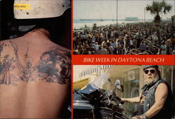 Bike Week in Daytona Beach Florida Postcard Postcard
