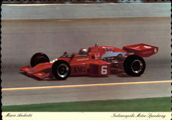 Mario Andretti, Indianapolis Motor Speedway Postcard