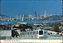 Oakland, Bart and San Francisco Postcard