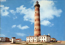 Lighthouse on the Barra Beach Postcard