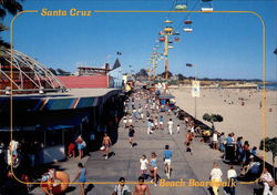 The Santa Cruz Beach Boardwalk Postcard