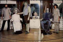The Hulk admires skills of Universal Studios' Make-up artists in "Show of 1000 Faces" Postcard
