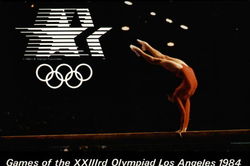 Games of the XXIIIrd Olympiad, 1984 Los Angeles, CA Postcard Postcard