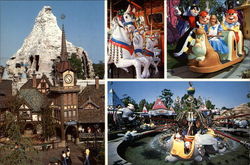 Fantasyland, Disneyland Postcard