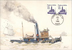Tugboat Postcard