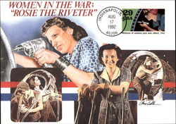 Millions of Women Join the War Effort Postcard