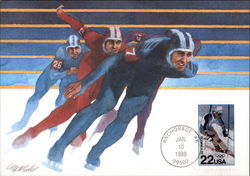 Winter Olympics 1988 Maximum Cards Postcard Postcard