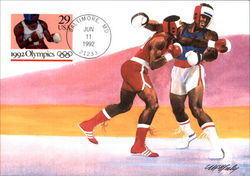 Boxing Postcard