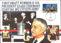 Peacetime draft Postcard