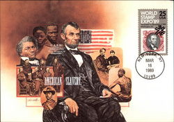 World Stamp Expo '89 Postcard