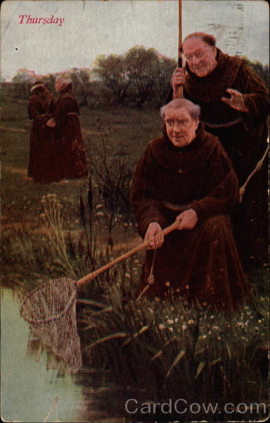 Monks fishing Religious