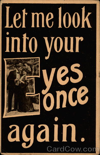 Let me look into your eyes once again Couples