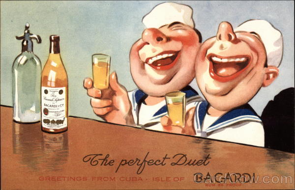 Bacardi - Two sailors drinking Advertising
