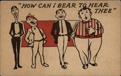 Barbershop quartete Postcard