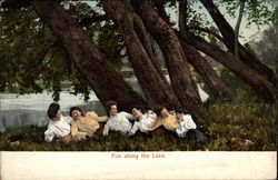 Group of 6 Women - Female Affection Postcard