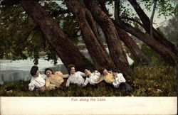 Group of 6 Women - Female Affection Postcard