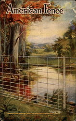 American Fence Postcard