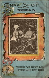 Women Hunting Postcard