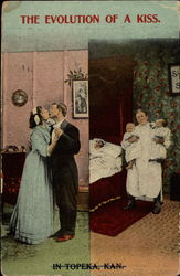 The Evolution of a Kiss Postcard
