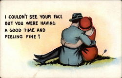 I Couldn't See Your Face Postcard